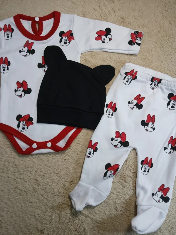 Conjunto minnie talles 0, 1 y 2