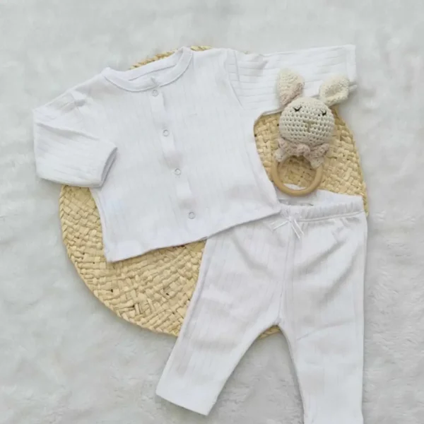 Conjunto pantalón y camperita de algodón