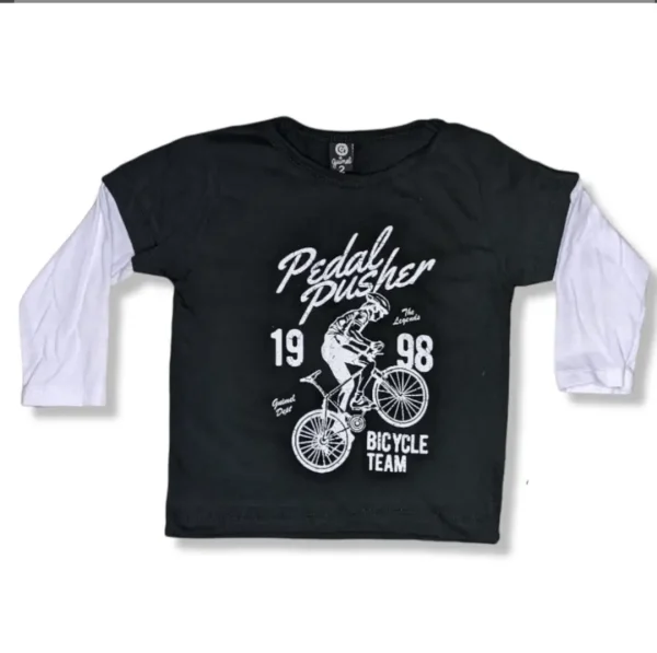 Remera de algodón bebé