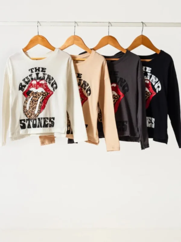 Remera de algodón estampada