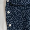 Campera de jeans animal print